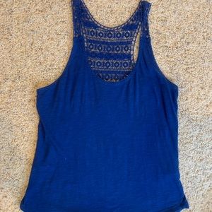 Blue knit Lucky Brand tank